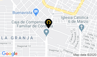 Mapa de Confegol en Montería