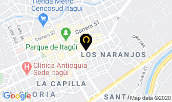 Mapa de Confiar Cooperativa Financiera en Itaguí