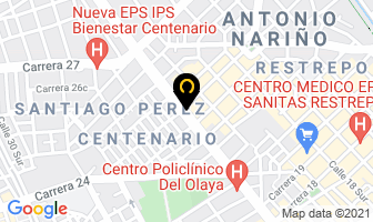 Mapa de Confidencial en Bogotá D.C