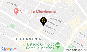 Mapa de Confidesarrollo en Barranquilla