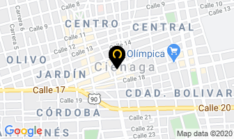 Mapa de Confiteria Delicias en Ciénaga