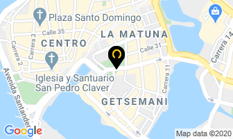 Mapa de Confitería Denny en Cartagena