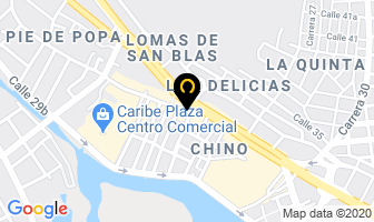 Mapa de Confitería Elián en Cartagena