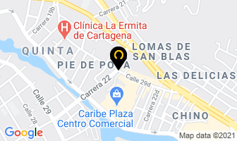 Mapa de Confitería Fuentes en Cartagena