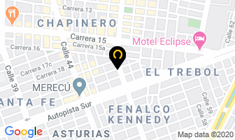 Mapa de Confitería La 52 en Cali