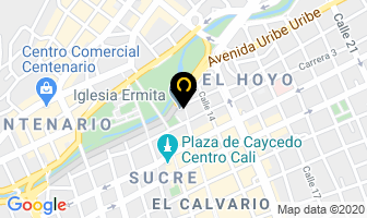 Mapa de Confitería Principal en Cali