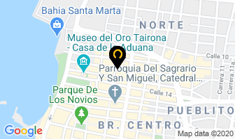 Mapa de Confitería Rosy en Santa Marta