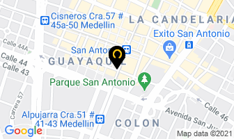 Mapa de Confitería Winter en Medellín