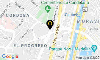 Mapa de Confiteria Y Pasabocas J.b en Medellín