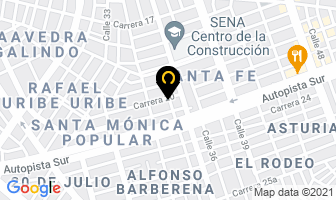 Mapa de Confites Charles en Cali