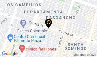 Mapa de Congelados Uno A en Cali