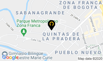 Mapa de Consergym Ltda en Bogotá D.C