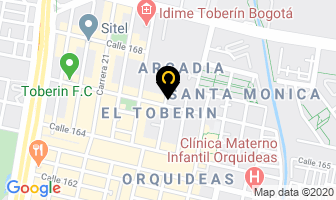 Mapa de Conserjes Inmobiliarios Ltda en Bogotá D.C