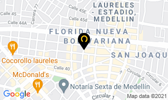 Mapa de Consignatario La 72 en Medellín