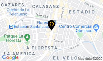 Mapa de Consoporte en Medellín