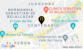 Mapa de Consorcio Jurídico Empresarial en Cali