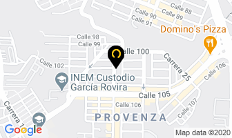 Mapa de Consorcio Publicitario en Bucaramanga