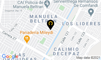 Mapa de Constru Avanzada en Cali