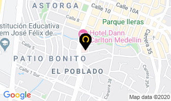 Mapa de Construcciones Alcalá en Medellín
