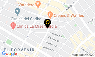 Mapa de Construcciones Alfa Ltda. en Barranquilla