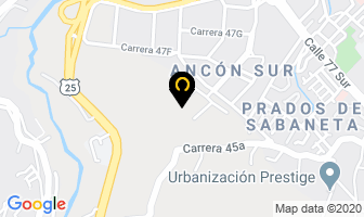 Mapa de Construcciones A.p S.a. en Sabaneta