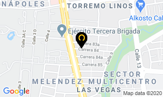 Mapa de Construcciones Civiles Danger Ltda en Cali