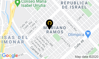Mapa de Construcciones Garcia & Garcia Ltda. en Cali
