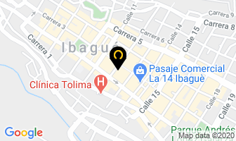 Mapa de Construcciones Hergo Ltda. en Ibagué