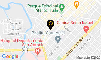 Mapa de Construcciones Leon Aguilera en Pitalito