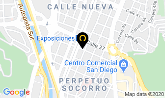 Mapa de Construcciones Livianas Ltda. en Medellín