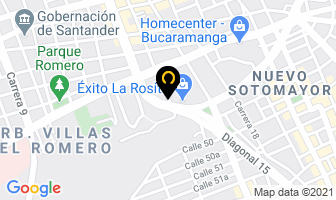 Mapa de Construcciones Ltda. en Bucaramanga
