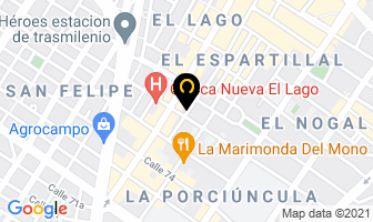Mapa de Construcciones Paz De Río Ltda. en Bogotá D.C