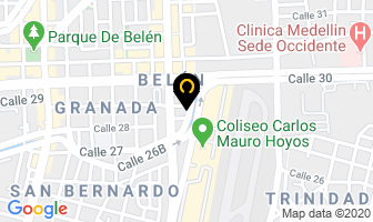Mapa de Construcciones Tecnociviles Ltda. en Medellín