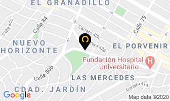 Mapa de Construcciones Y Comunicaciones Ltda. en Barranquilla