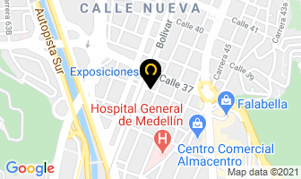 Mapa de Construciones Livianas en Medellín