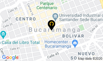 Mapa de Construcol Mg E.u. en Bucaramanga