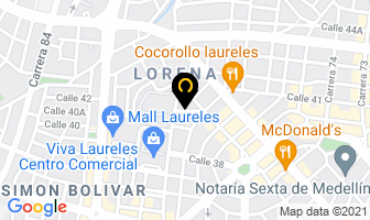 Mapa de Constructora Boston Ltda. en Medellín