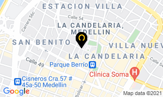 Mapa de Constructora Concretos Y Ladrillos en Medellín