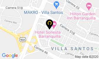 Mapa de Constructora Delfoz Ingeniería E.u. en Barranquilla
