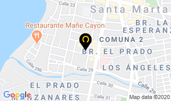 Mapa de Constructora Infante Vives S.a. en Santa Marta