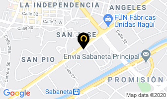 Mapa de Constructora Precomprimidos S.a. en Itaguí