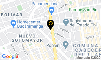 Mapa de Constructores & Ambientales Ltda en Bucaramanga