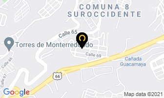 Mapa de Constructores Gency Alviades en Bucaramanga