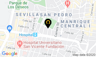Mapa de Constructores Henao Patiño S.a.s en Medellín