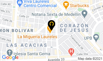 Mapa de Constructores Turipaná en Medellín