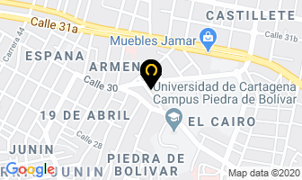 Mapa de Constructores Unidos en Cartagena