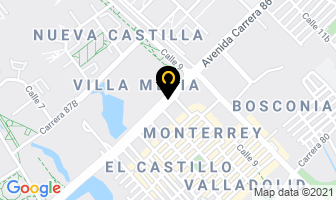 Mapa de Construvarios Cv. Ltda. en Bogotá D.C