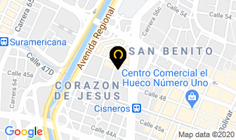 Mapa de Construvelásquez E.u. en Medellín