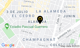 Mapa de Consultores Abogados en Cali