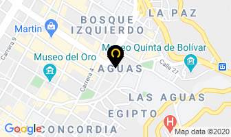Mapa de Consultores Tributarios en Bogotá D.C